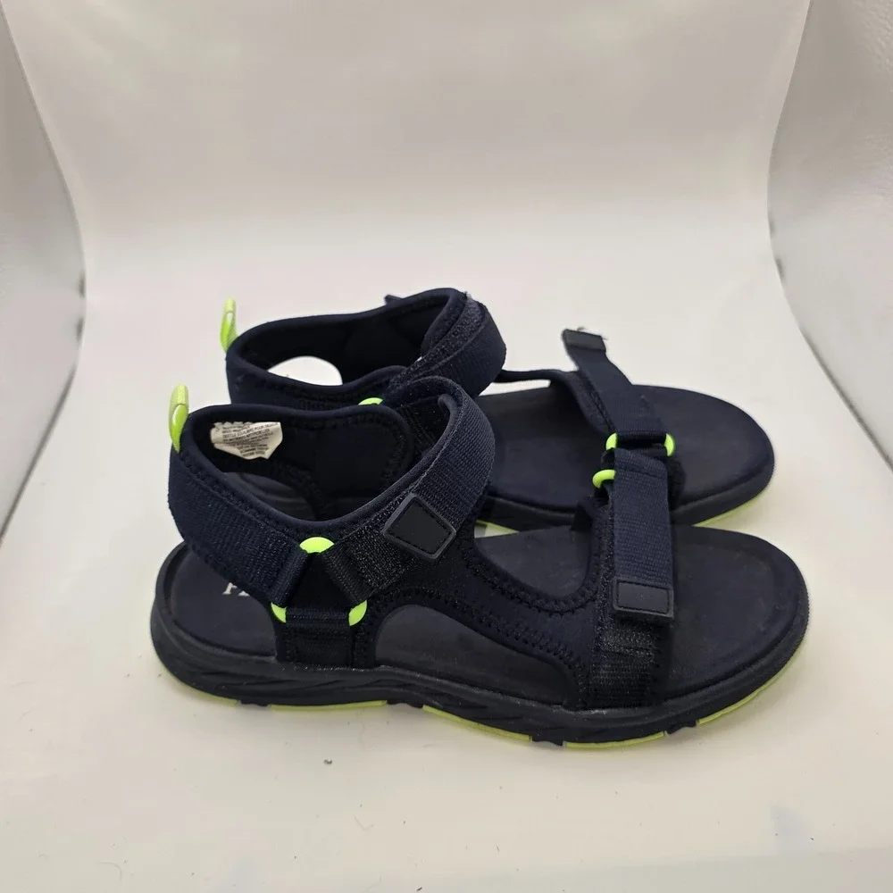 The Children's Place Sandals Blue Lime Green